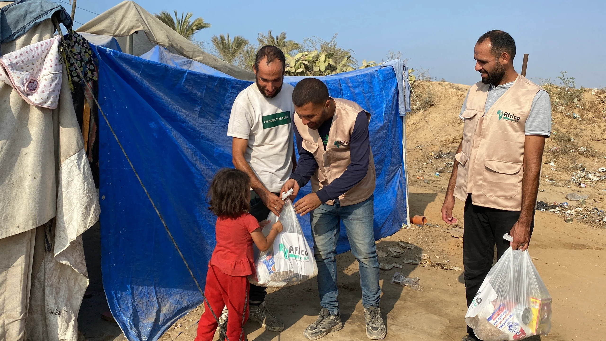 Africa-Help Essensverteilung in Gaza