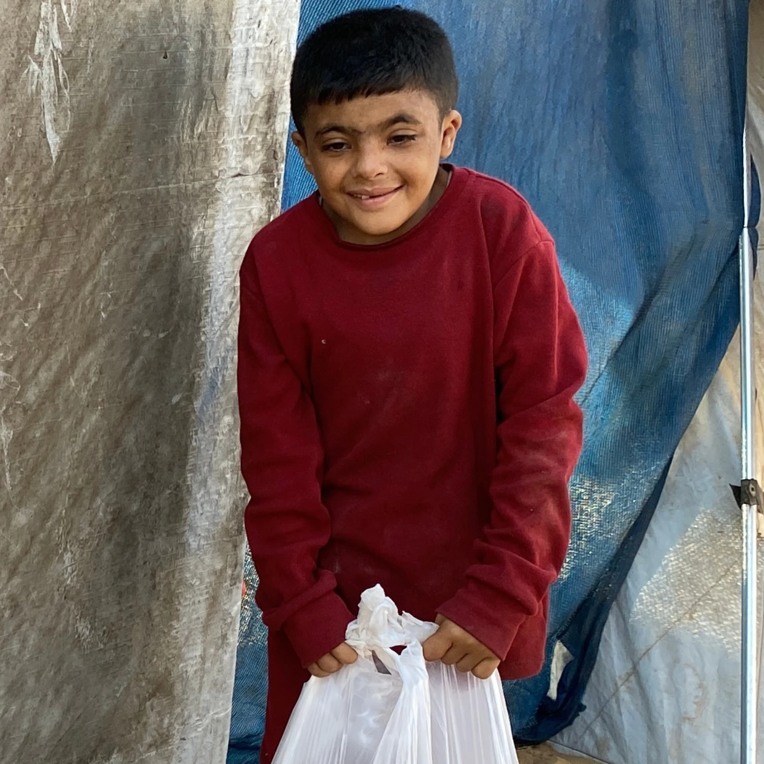 Africa Help ein Kind das lächelt